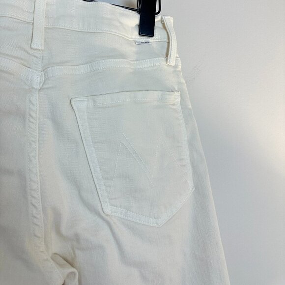 MOTHER The Tomcat High Waisted Jeans in Wash Cream Puffs Size US 29 - Picture 9 of 14